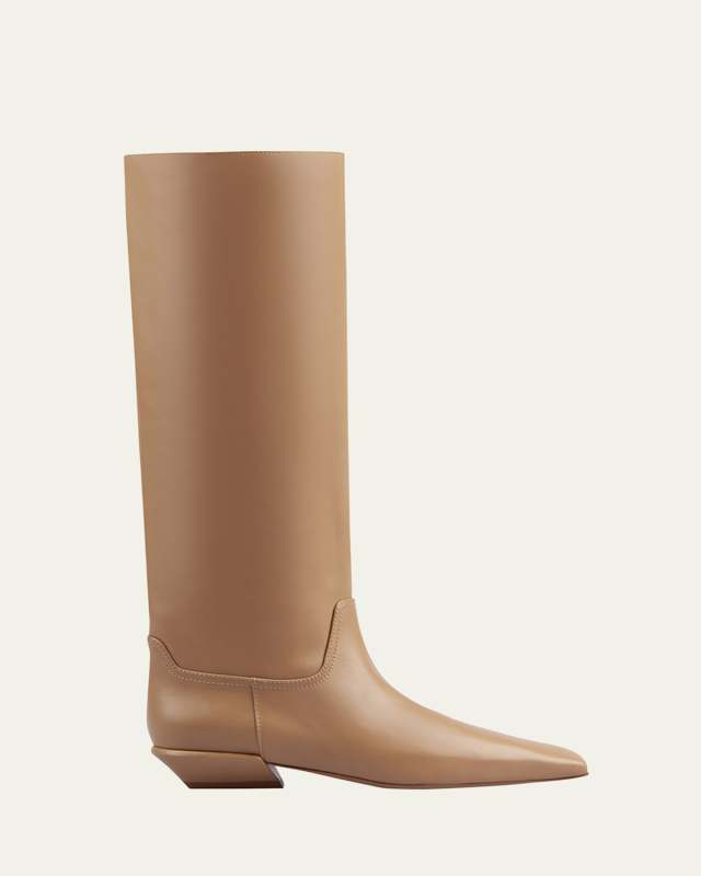 Bettina Croco Tall Boots